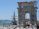 Arc de Trajan à Ancône.