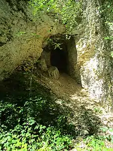 Porche de la grotte du Renne.