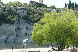 Les gorges de l'Ardèche à Saint-Martin.