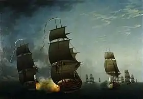 illustration de HMS Ardent (1764)