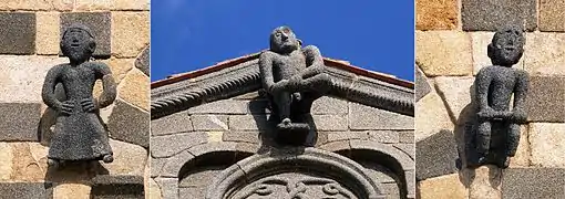 la Trinité - Sculptures frontales