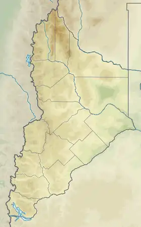 Voir sur la carte topographique de Neuquén