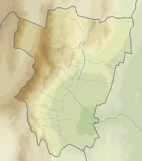 Voir sur la carte topographique de Tucumán