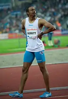 Aries Merritt aux Bislett Games d'Oslo en 2011