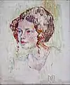 Arionescu – Baillayre Lidia, 1880-1923 Portrait d'une femme, 1904, huile, toile, 48 x 40