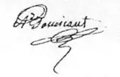 signature d'Aristide Boucicaut