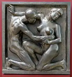 Désir, 1907, haut-relief en plomb, musée d'Orsay, Paris.