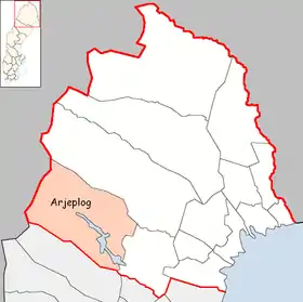 Localisation de Arjeplog