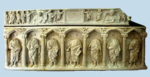 Sarcophage d'Hydra Tertulla (milieu du IVe siècle).