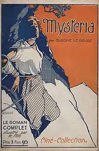 Mystéria, couverture illustrée par Armand Rapeño (Ciné-Collection, 1921).