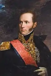 Portrait en buste de Caulaincourt en tenue de général.