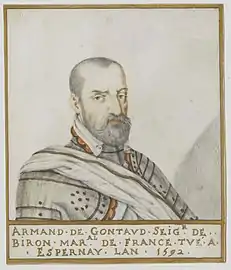 Armand Ier de Gontaut (1524-1592), maréchal de France