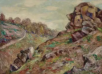 Hauteur de la Sédelle, paysage de la Creuse, vers 1895Collection privée, Vente 2021