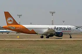 L'Airbus A320 (EK32009) le 30 avril 2006