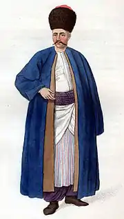 Caftan arménien en 1779.