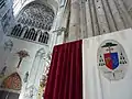 Armoiries épiscopales, croisée du transept, Cathédrale d'Amiens