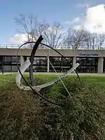 Sphère armillaire, Parc de la Villette (photo 2020)