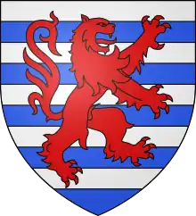 Armoiries de Geoffroy Ier de Lusignan, puis de son fils Geoffroy II de Lusignan, seigneurs de Vouvant.