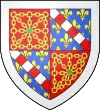 Blason de Pierre d'Evreux-Navarre, comte de Mortain