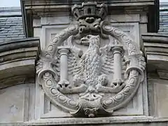 Fronton du Palais de justice de Besançon.