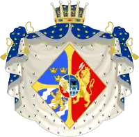 Armoiries de la princesse Lovisa de Suède et de Norvège.