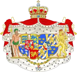 Armoiries de la reine Ingrid de Danemark.