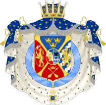 Armoiries du Prince Auguste de 1831 à 1844.