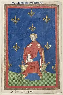 Louis III d'Anjou (1403-1434), duc d'Anjou de 1417 à 1434 et fils du précédent.