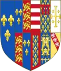 Blason de Marguerite d'Anjou.