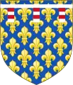 Armoiries de Philippe le Long lorsqu'il est comte de Poitiers.