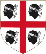 Dessin représentant les armoiries du royaume de Sardaigne