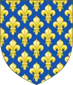 Armes du royaume de France de 1180 à 1285.