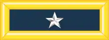 Insigne de brigadier general de l'United States Army.