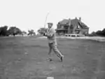 Arnaud Massy, à l'Open de France en 1907.