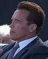 Arnold Schwarzenegger, acteur et homme politique d'origine autrichienne.