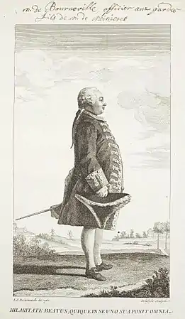 Monsieur de Bourneville, officier aux gardes