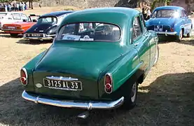 3-Simca Aronde 1300, vue arrière.