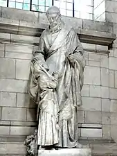 Statues de saint Germain et sainte Geneviève.