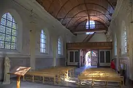 Intérieur de la chapelle.