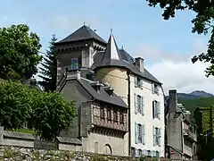 Le château de Ségure.Vue nord.