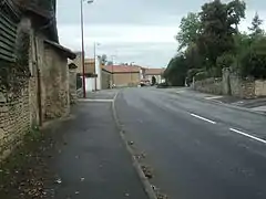 L'entrée de Tucquegnieux village.