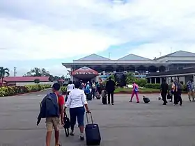 Terminal d'arrivée de l'Aéroport de Georgetown.