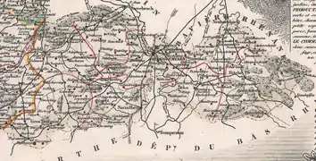 L'arrondissement de Sarreguemines avant 1871.