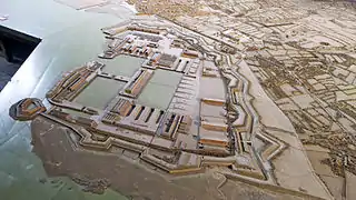 Plan-relief de Cherbourg (1813-1819, en réserve).