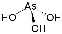 Structure chimique du trioxyde d'arsenic