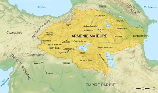 Arménie arsacide/Aghdzenik, 150