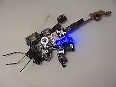 Art-Rock-Electronic-Guitar DMC-12 (Back to the Future), art amateur.