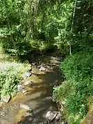 Le ruisseau de l'Artaude à Charrières.