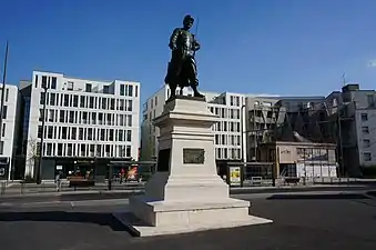 Monument au sergent Blandan (vers 1886–1887), Nancy, rue du Sergent-Blandan.