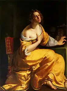 La Conversion de Madeleine par Artemisia Gentileschi (17e siècle)